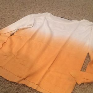 Outback Red creamsicle sweater